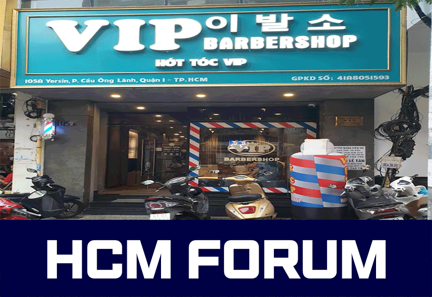 호치민 VIP 이발소